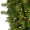 8ft. Pre-Lit Sun Valley Spruce Upside Down Artificial Christmas Tree, Warm White LED Lights